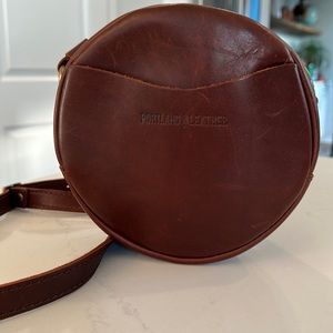 Cognac Small Circle Bag Portland Leather